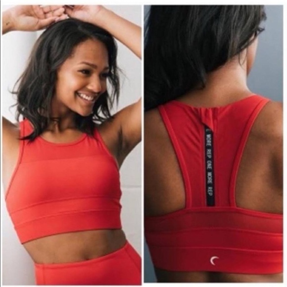 Zyia Active Sports Bra Red Size XL